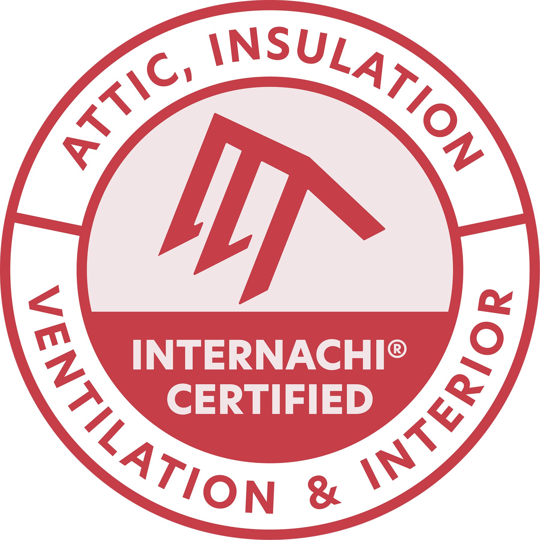 InterNACHI Certified Attic, Insulation, Ventilation & Interior badge
