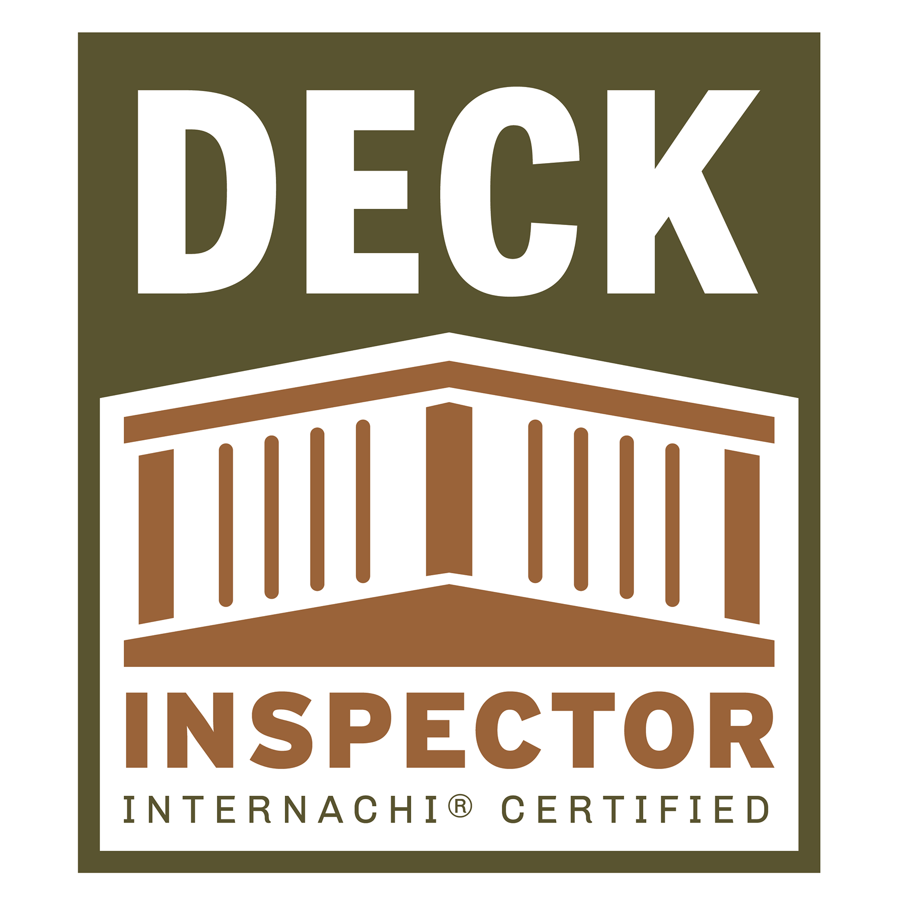 InterNACHI Certified Deck Inspector badge