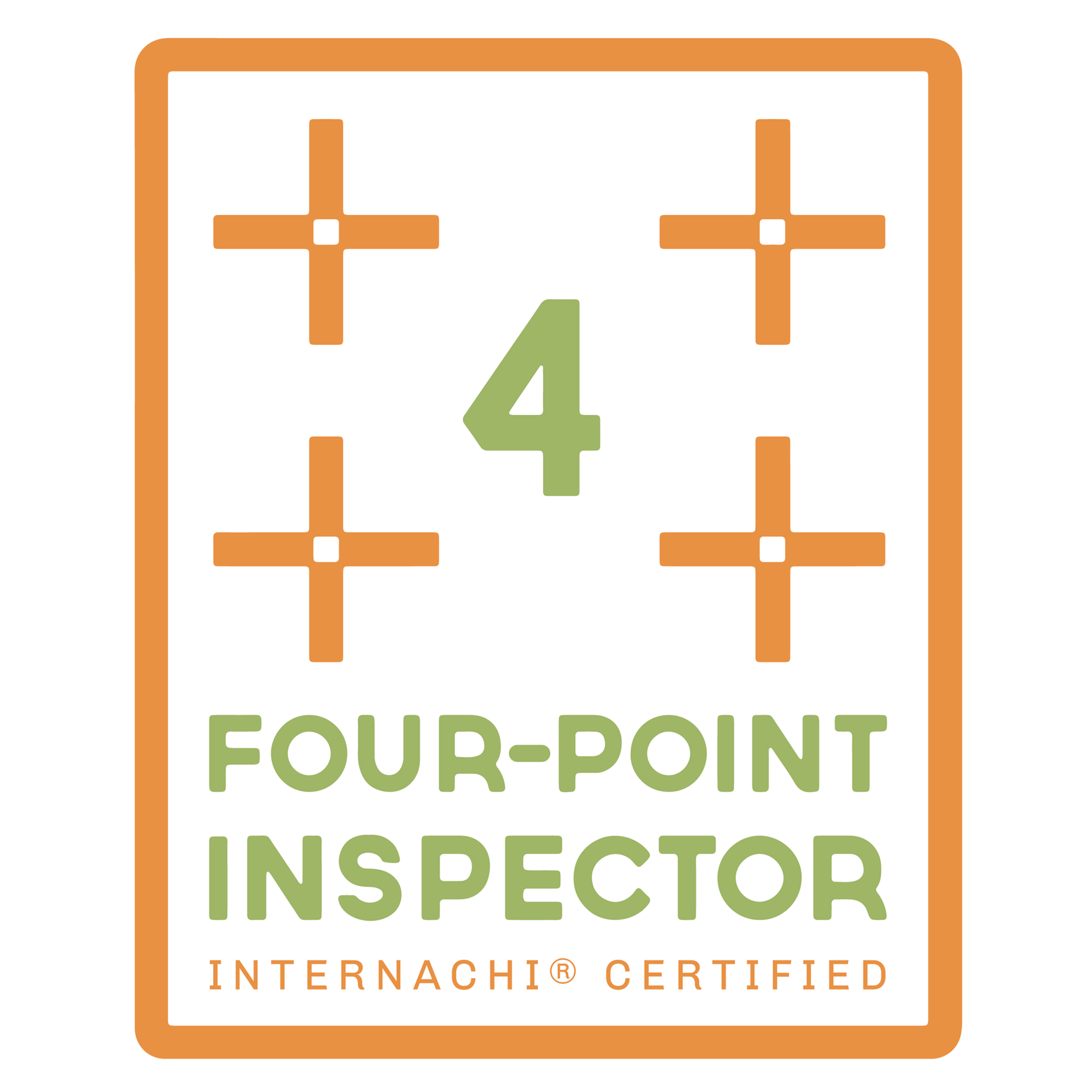 InterNACHI Certified Four-Point Inspector badge