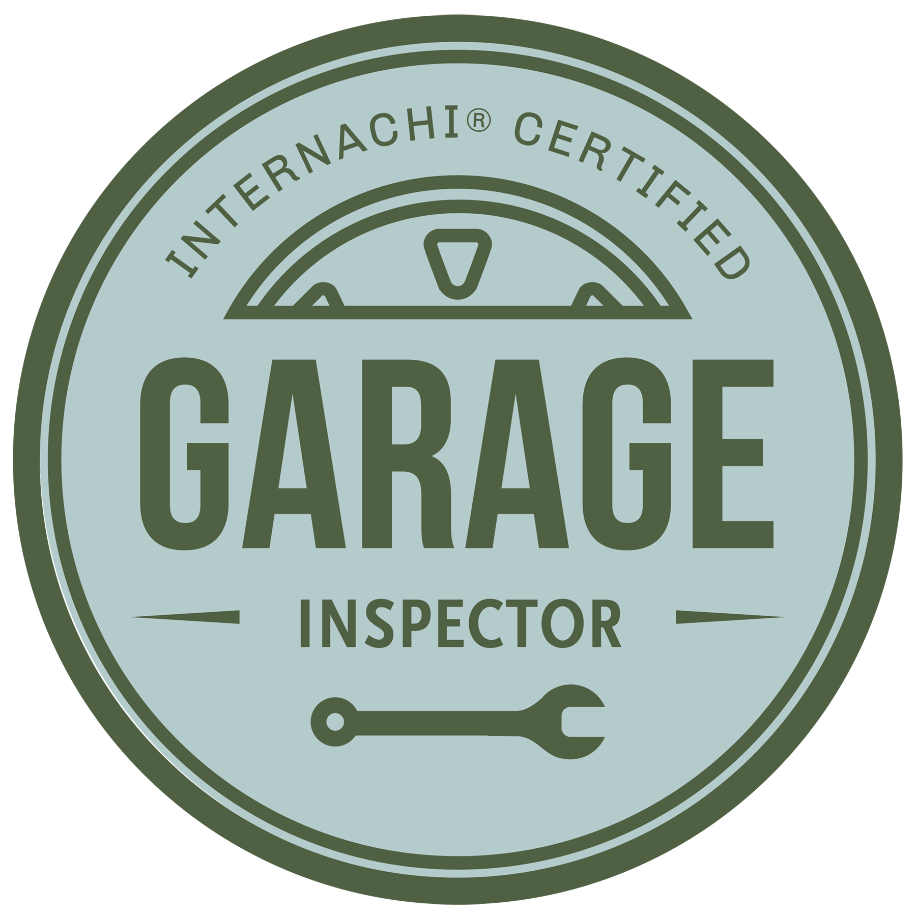 InterNACHI Certified Garage Inspector badge